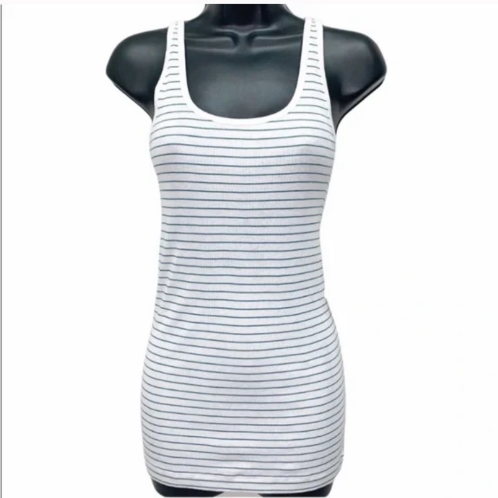 Vince Favourite Rib Racerback Tank Top